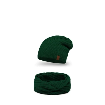 Imagen de Vivisence 7017 Beanie AND Scarf SET Braga, Mujer, Talla: One Size, Green
