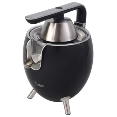 Imagen de ARDES ARSPRE03 JUICE ART Exprimidor Eléctrico Pequeño de Diseño a Presión 0.5l con Filtro Acero Inoxidable, 2 Conos Exprimidores Adecuado para Exprimir Naranjas y Granadas