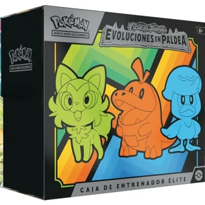 Imagen de Estuche Carta Juego Cartas Coleccionables Caja Elite Pokemon español