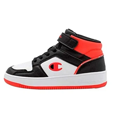 Imagen de Champion Rebound 2.0 MID Unisex Zapatillas de baloncesto para niños, Talla: 28, New black/white/red Zapatos