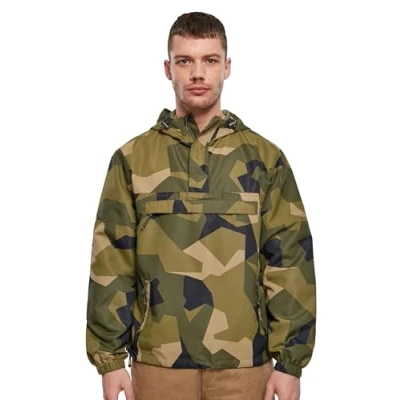 Imagen de Brandit Accessoires PULL OVER Cortaviento, Hombre, Talla: XL, Swedisch camo