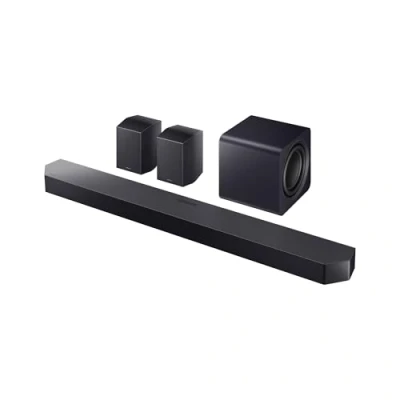 Imagen de SAMSUNG Barra de Sonido HW Q990F/ZF 2025 Dolby Atmos inalámbrico, Q Symphony,11.1.4 Canales, SpaceFit Sound Pro y Compatible con asistentes Voz