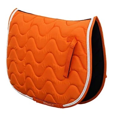 Imagen de Rhinegold Wave Saddle Pad COB Mandarina Paño de sillín, 32 ES, Rojo (Tangerine)