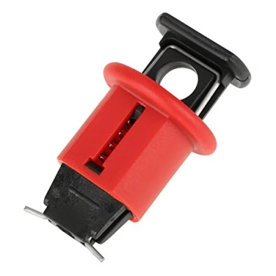 Imagen de Cerradura de Interruptor circuito, circuito miniatura nylon aire bloqueo seguridad electrica para aislamiento