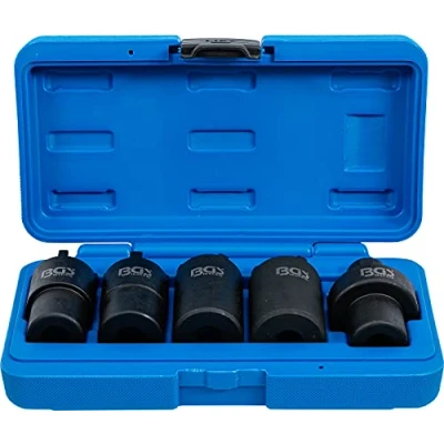 Imagen de BGS 67220 Juego de vasos almenados para tuercas ranuradas 5 piezas