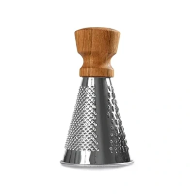 Imagen de Boska Rallador Mini Oslo de queso Con tres caras Diseño funcional Marrón y plata 15 cm