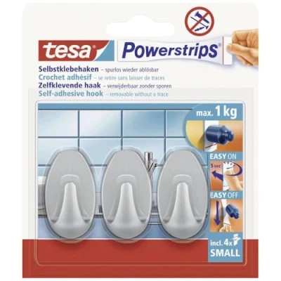 Imagen de tesa Powerstrips Hooks Small OVAL
