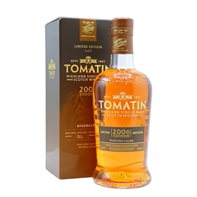 Imagen de Tomatin 15 Years Old Portuguese Collection MADEIRA CASKS 2006 46% Vol. 0,7l in Giftbox