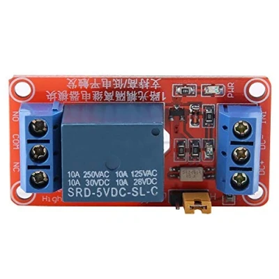 Imagen de Módulo de Relé Arduino 1 Canal Tarjeta Extensión Disparador Bajo Nivel Aislamiento por Fotoacoplador (5V)