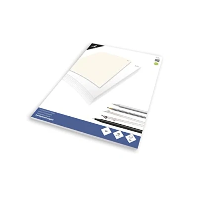 Imagen de Kangaro Transparant K 770301 Papel de dibujo técnico (DIN A3, 24 páginas, 80 g/m², 1 hoja 1/5/10 mm, cuadrícula naranja)