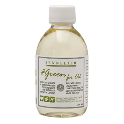 Imagen de Sennelier Green for Oil Solvent Free Brush Cleaner, 250ml (10 135220 250)