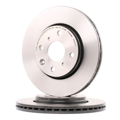 Imagen de BREMBO COATED DISC LINE 09.9928.11 Disco de freno 247 20 4 ventilación interna revestido TOYOTA: Aygo, CITROËN: C1 I, PEUGEOT: 107 Hatchback norauto,