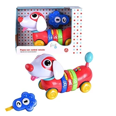 Imagen de infunbebe Perrito Arcoiris con Control Remoto Y Actividades ESPAÑOL TA Centros, Multicolor (782T00509)