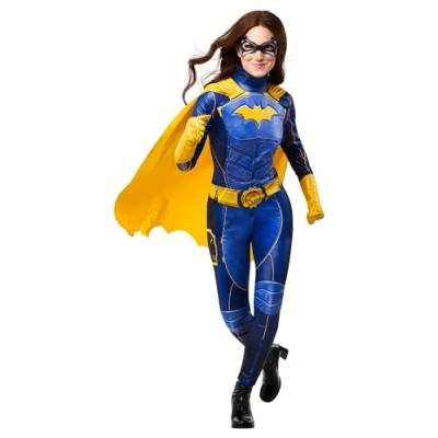 Imagen de Rubies Disfraz de Batgirl GMK Deluxe para mujer, Jumpsuit, capa, guantes y máscara. Oficial DC Comics, Carnaval, Navidad, Cumpleaños, Fiestas Halloween.703123