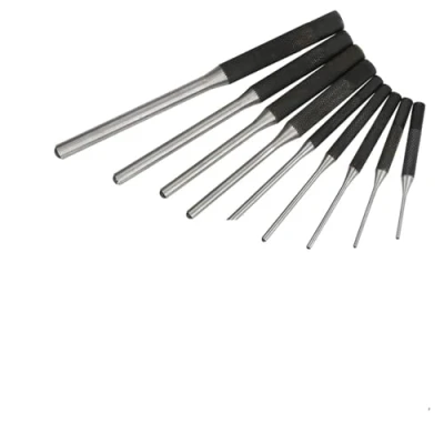 Imagen de 9Pcs Roll Pin Punch Set Hand Remover Tool con bolsa de almacenamiento para Gunsmiths Watch Repair Jewelry and Craft