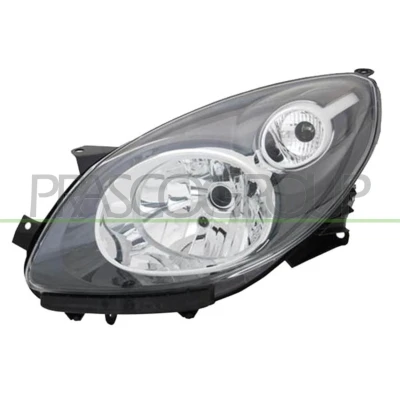 Imagen de PRASCO RN3064834 Faros izquierda H4 negro con servomotor para reg. alcance luces RENAULT: TWINGO 2