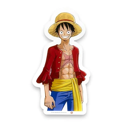 Imagen de TEKNOFUN Licencia Oficial One Piece LED de Pared Neón Luffy 40 cm Luz decorativa Cable USB (incluido) Se entrega con 2 soportes Para Niños y Adultos A partir 14 años 811631