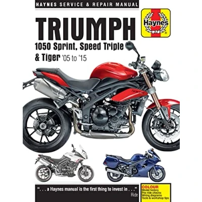 Imagen de Triumph 1050 Sprint, Speed Triple &amp; Tiger (05 15) (Haynes Service and Repair Manual)