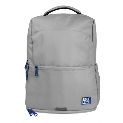 Imagen de Oxford B Out, Mochila Escolar Unisex, 30L, 42cm, Bolsillo Acolchado para Portátil, Compartimento Isotérmico, Poliéster Reciclado RPET, Color Gris