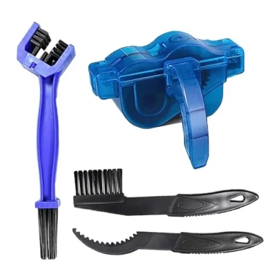 Imagen de Kit de Cepillos Para Bicicleta 4 Piezas, Limpiadores Cadena Bicicleta, Cepillo Limpieza Herramienta Todos Los Tipos Bici