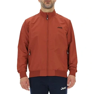 Imagen de JEEP O102713 R761 J CHAQUETA BOMBER LIGERA Hombre Bordado J23S Red Ochre/Black M