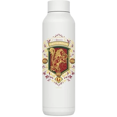 Imagen de Quokka Botella Termo Acero Inoxidable Solid White 630 ML HP Gryffindor