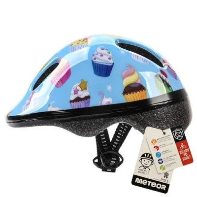 Imagen de Casco Bicicleta Bebe Helmet Bici Ciclismo para Niño Cascos Infantil Patinete Montaña BMX Carretera Skate Patines monopatines MV6 2 (XS(44 48cm), Muffins)