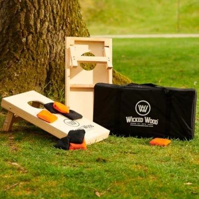 Imagen de Cornhole Set Oficial ACL Rec Juego de Mini (60 x 30 cm, Incluye Bolsa y Transporte)