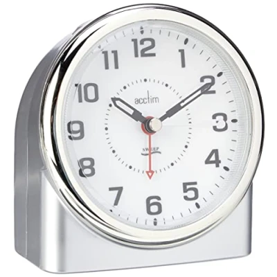 Imagen de Acctim 14287 Central Reloj con Alarma, Color Plateado