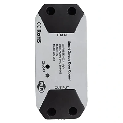 Imagen de CosyCaya Controlador de Apertura Puerta Garaje Inteligente con Interruptor WiFi Funciona Home SmartLife/Tuya APP Control No Requiere Concentrador, Enchufe la UE