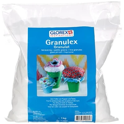 Imagen de GLOREX granulex Fein 1 kg, Color Blanco, 21 x 18 5.5 cm, 17 Unidades de Medida