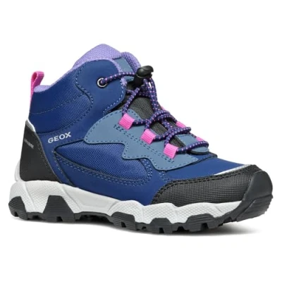 Imagen de Geox Magnetar ABX Zapatillas altas para niños, Talla: 24, Navy Zapatos