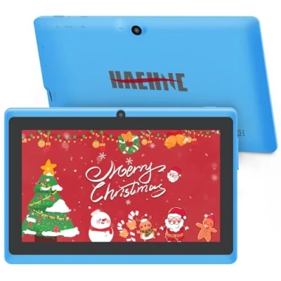 Imagen de Haehne 7&quot; Tablet PC, Android 5.0 Quad Core, 1GB RAM 8GB ROM, Cámaras Duales, WiFi, Bluetooth, para Niños y Adultos, Azul Cielo