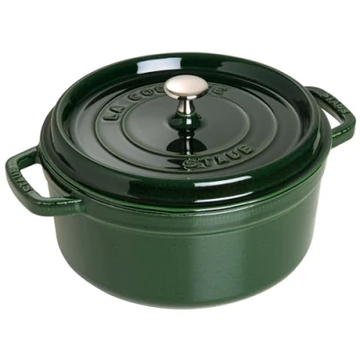 Imagen de STAUB Cacerola/Cocotte de Hierro Fundido, 26 cm Diámetro, 5 L, Verde Albahaca