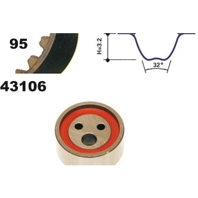 Imagen de MAPCO 23106 Kit de correa distribución 95 RENAULT: MEGANE 1, 1 Classic, CLIO