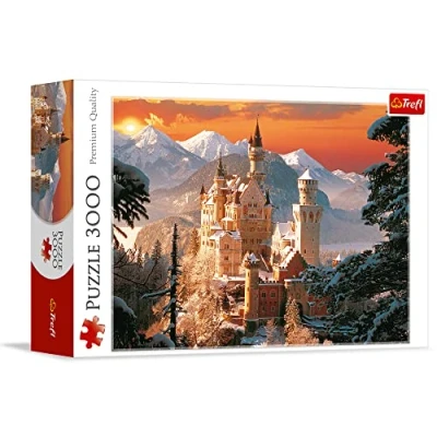 Imagen de TREFL Qualité pour et Enfants à ANS 3000 Piezas, Adultos y niños a Partir de 15 años Puzzle, Color Castillo Neuschwanstein en Invierno, Alemania