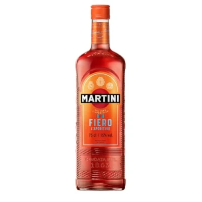 Imagen de MARTINI Fiero Vermouth Aperitivo, 15% ABV, 75cl / 750ml, Aperitivo Dulce con Infusión de Cáscaras Naranja Cortadas a Mano