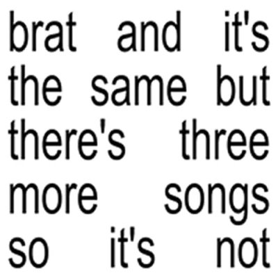 Imagen de Brat And Its The Same (CD)