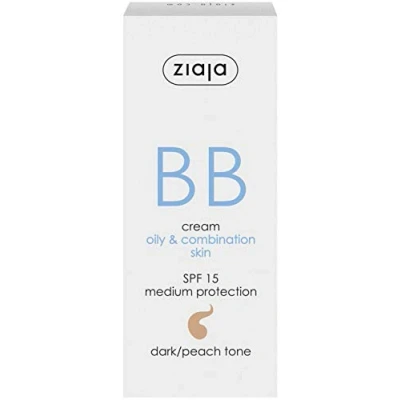 Imagen de Ziaja Bb Cream Pieles Grasas y Mixtas Spf15 Tono Oscuro 50 ml