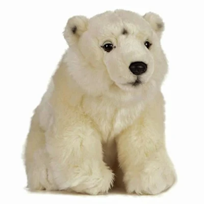 Imagen de Living Nature AN425 Oso polar de peluche (tamaño pequeño, desconocido), color unknown (Keycraft AN425) , color/modelo surtido