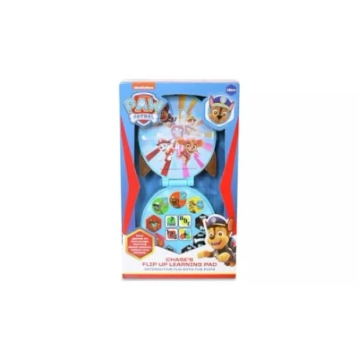 Imagen de Paw Patrol Chase Almohadilla de Aprendizaje abatible para niños, Ayuda a desarrollar Colores, Letras y Formas reconocimiento, con 4 Divertidas Actividades interactivas, Partir 18 Meses