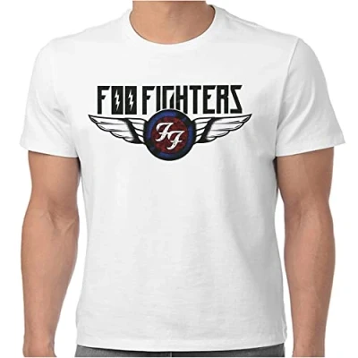 Imagen de Foo Fighters Camiseta Wings para Hombre en Blanco