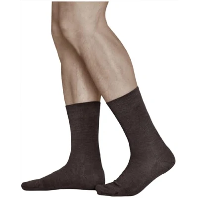 Imagen de vitsocks Calcetines Invierno 80% LANA MERINO Hombre (3 PARES) Finos Calientes Transpirables, marrón, 42 43