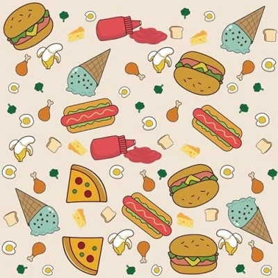 Imagen de Fitzulam Alfombrilla protectora para salpicaduras, silla alta, 52 x pulgadas, fácil de limpiar, impermeable, antideslizante, color hamburguesa, multiusos