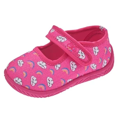 Imagen de Chicco Telly Bailarinas con hebilla para niños, Talla: 20, Pink Zapatos