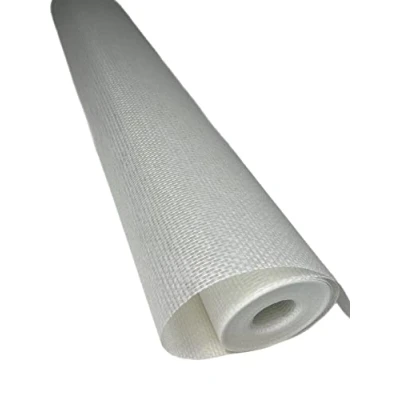 Imagen de 1 x 25 m2 papel pintado de fibra vidrio incl. KLEBER Glasfasergewebe Doppelkette grob Tapete 140g, Decoración Pared