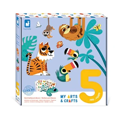 Imagen de Janod My Arts &amp; Crafts A Partir De 5 años Pegatinas y Cuadros Manualidad Creativa Motricidad Fina Concentración J07744