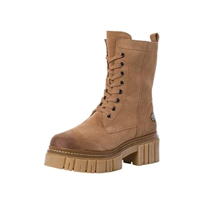 Imagen de MARCO TOZZI 2 85207 29, Botas cortas al tobillo para Mujer, Marrón (Camel), 38 EU
