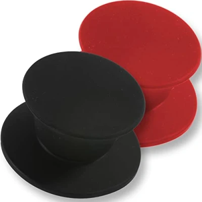 Imagen de Kerafactum® 2 Silicona para tapa de olla con asas Mango universal ASA Pomo Compatible cristal