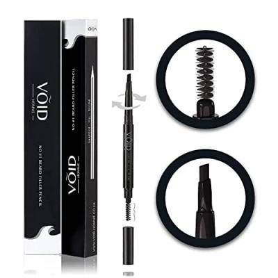 Imagen de VOID Homme Lápiz de Relleno Barba (Marrón Oscuro) Hombre, Instantáneos, y Kit para Barba, Mens Beard Pen, Pencil Filler